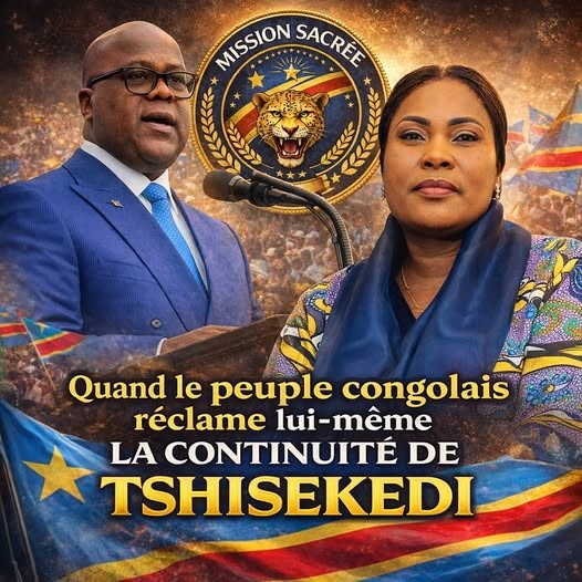 Quand le peuple réclame lui-même la continuité de Tshisekedi